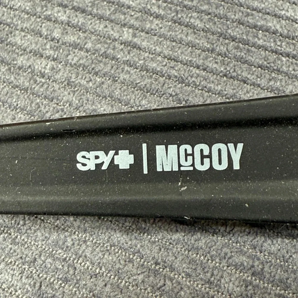Spy‎ Optic McCoy Sunglasses Matte Black Happy Lens 63-17-120 Rectangular Wrap